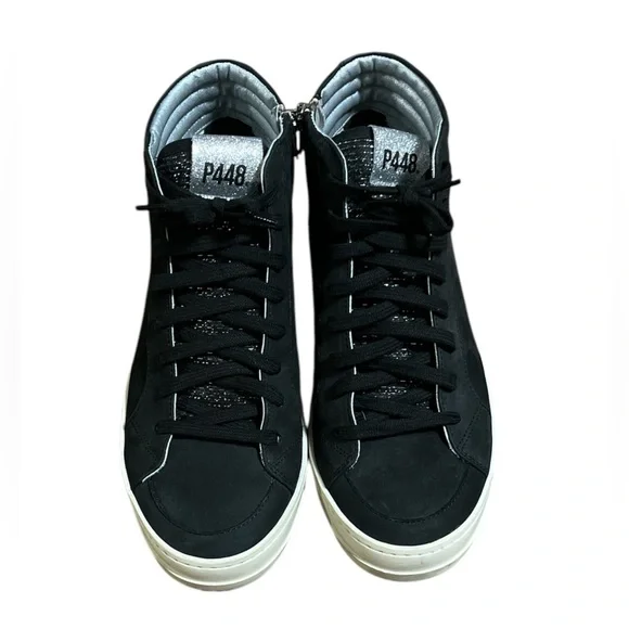 P448 Skate Lace Up High Top Sneakers - Picture 1 of 9